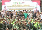 Silaturahmi Kamtibmas Jelang Pilkada 2024, Dandim 0612/Tasikmalaya Pimpin Apel Besar Linmas