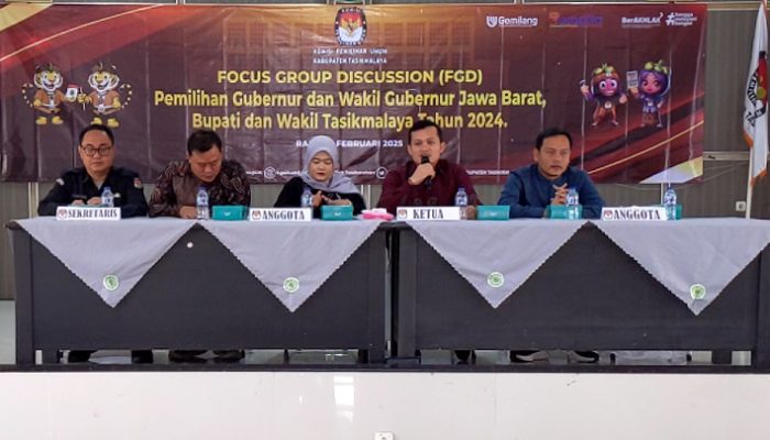 KPU Kabupaten Tasikmalaya Gelar FGD, Bahas Evaluasi Pilkada dan Kendala Pelantikan Kepala Daerah