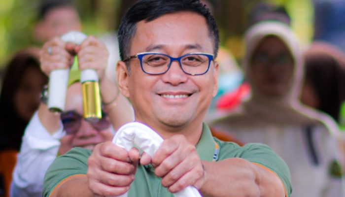 Bupati Minta Perda KTR Segera Disahkan Saat Pimpin Aksi #TeuHayangRokok di Gunung Galunggung