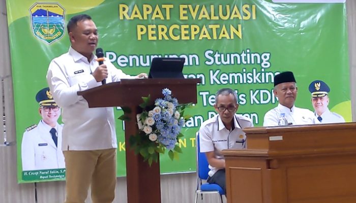 Dinsos Tegaskan Komitmen Turunkan Stunting, Pemkab Tasikmalaya Gelar Evaluasi dan Bimtek KDMP