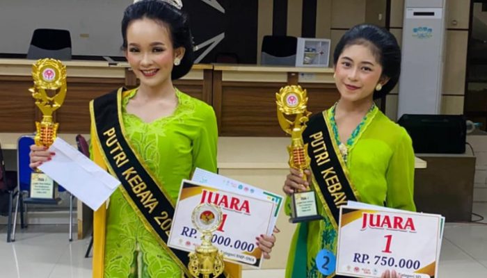 Marisa dan Adinda Raih Gelar Puteri Kebaya di Ajang Priangan Bamboo Fest Kriya Loka 2025