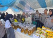 Jelang Lebaran, Polres Tasikmalaya Buka Pasar Murah di Masjid Agung Singaparna
