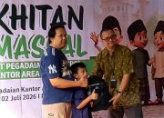 Pegadaian Tasikmalaya Gelar Khitan Massal Gratis, Puluhan Anak Terima Uang Saku dan Tas Sekolah