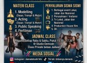 Demode Artist Management Buka Kelas Modelling hingga Acting, Bekali Talent dengan Beragam Keterampilan