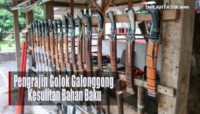 Pandemi Covid-19 Pengaruhi Pasokan Bahan Baku Golok Galonggong